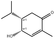 3-Hydroxy-p-menth-1-en-6-one 구조식 이미지