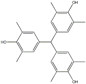 Phenol, 4,4',4''-methylidynetris[2,6-dimethyl- 구조식 이미지