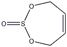 4,7-dihydro-1,3,2-dioxathiepine 2-oxide 구조식 이미지