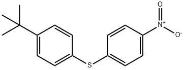 Benzene, 1-(1,1-dimethylethyl)-4-[(4-nitrophenyl)thio]- Structure