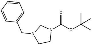 tert-Butyl 3-benzylimidazolidine-1-carboxylate Structure