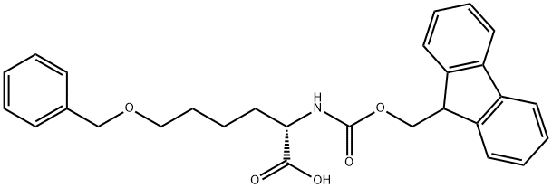 N-Fmoc-6-phenylmethoxy-L-norleucine 구조식 이미지