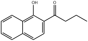 1-Butanone,1-(1-hydroxy-2-naphthalenyl)- Structure