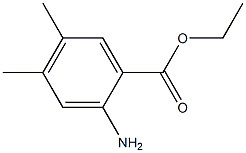 ethyl 2-amino-4,5-dimethylbenzoate Structure