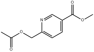 Methyl 6-(Acetoxymethyl)Nicotinate 구조식 이미지