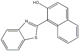 2-Naphthalenol,1-(2-benzothiazolyl)- Structure