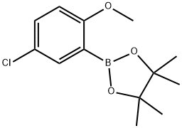 5-Chloro-2-methoxyphenylboronic acid pinacol ester 구조식 이미지