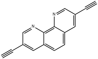 3,8-bis(ethynyl)-1,10-phenanthroline 구조식 이미지