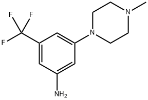 3-(4-methylpiperazin-1-yl)-5-(trifluoromethyl)aniline Structure