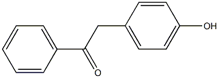 Ethanone, 2-(4-hydroxyphenyl)-1-phenyl- 구조식 이미지