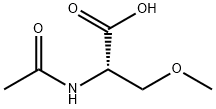 (S)-2-Acetylamino-3-methoxy-propionic acid Structure