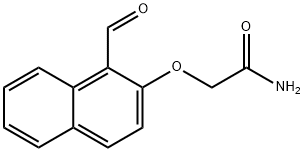 2-(1-Formyl-naphthalen-2-yloxy)-acetamide 구조식 이미지