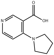 4-(Pyrrolidin-1-yl)nicotinic acid Structure