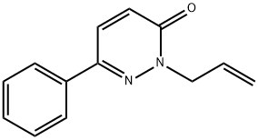 3(2H)-Pyridazinone, 6-phenyl-2-(2-propen-1-yl)- Structure