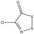 5H-1,2,3-Dithiazol-5-one, 4-chloro- 구조식 이미지
