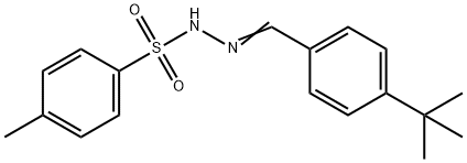 N'-(4-tert-butylbenzylidene)-4-methylbenzenesulfonohydrazide 구조식 이미지