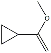 Cyclopropane, (1-methoxyethenyl)- Structure
