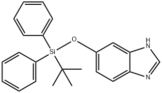 5-{[(1,1-dimethylethyl)(diphenyl)silyl]oxy}-1H-benzimidazole Structure