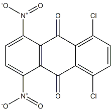 9,10-Anthracenedione, 1,4-dichloro-5,8-dinitro- Structure