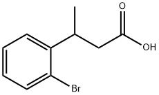 3-(2-Bromophenyl)butanoic acid 구조식 이미지