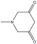 3,5-Piperidinedione, 1-methyl- Structure