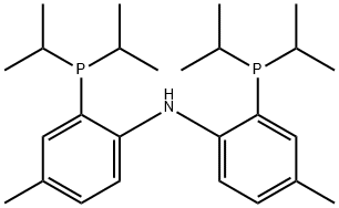 Bis[2-(di-i-propylphosphino)-4-methylphenyl]amine Structure
