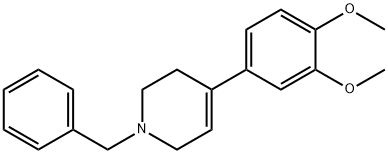 Pyridine, 4-(3,4-dimethoxyphenyl)-1,2,3,6-tetrahydro-1-(phenylmethyl)- 구조식 이미지
