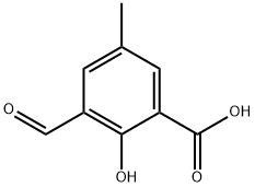 3-Formyl-2-hydroxy-5-methyl-benzoic acid Structure