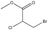 Propanoic acid, 3-bromo-2-chloro-, methyl ester Structure