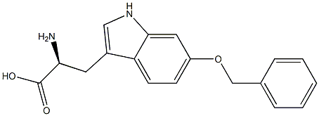 Tryptophan, 6-(phenylmethoxy)- Structure