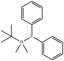 Phosphine, [(1,1-dimethylethyl)dimethylsilyl]diphenyl- Structure