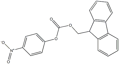 Carbonic acid, 9H-fluoren-9-ylmethyl 4-nitrophenyl ester 구조식 이미지