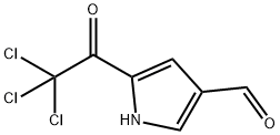 5-(2,2,2-trichloroacetyl)-1H-pyrrole-3-carbaldehyde 구조식 이미지