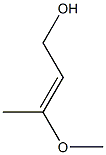 2-Buten-1-ol, 3-methoxy-, (2E)- 구조식 이미지