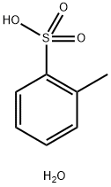 Benzenesulfonic acid, 2-methyl-, dihydrate 구조식 이미지