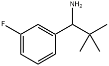 1-(3-FLUOROPHENYL)-2,2-DIMETHYLPROPAN-1-AMINE 구조식 이미지