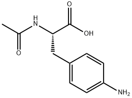 N-acetyl-4-amino- DL-Phenylalanine 구조식 이미지