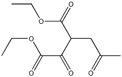 Butanedioic acid,2-oxo-3-(2-oxopropyl)-, 1,4-diethyl ester 구조식 이미지