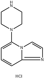 Imidazo[1,2-a]pyridine, 5-(1-piperazinyl)- Structure