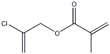 2-Propenoic acid, 2-methyl-, 2-chloro-2-propenyl ester 구조식 이미지