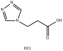 3-(4H-1,2,4-triazol-4-yl)propanoic acid hydrochloride Structure