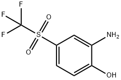 PHENOL, 2-AMINO-4-[(TRIFLUOROMETHYL)SULFONY] Structure