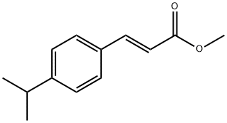 2-Propenoic acid, 3-[4-(1-methylethyl)phenyl]-, methyl ester, (E)- Structure