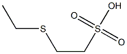 Ethanesulfonic acid, 2-(ethylthio)- Structure