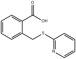 2-(Pyridin-2-ylsulfanylmethyl)-benzoic acid Structure