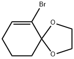 1,4-Dioxaspiro[4.5]dec-6-ene, 6-bromo- Structure