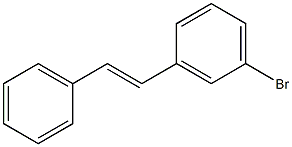 Benzene, 1-bromo-3-(2-phenylethenyl)- Structure