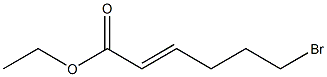 2-Hexenoic acid, 6-bromo-, ethyl ester, (E)- 구조식 이미지
