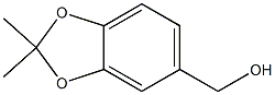 1,3-Benzodioxole-5-methanol, 2,2-dimethyl- 구조식 이미지