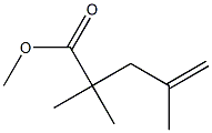 4-Pentenoic acid,
 2,2,4-trimethyl-
, methyl ester Structure